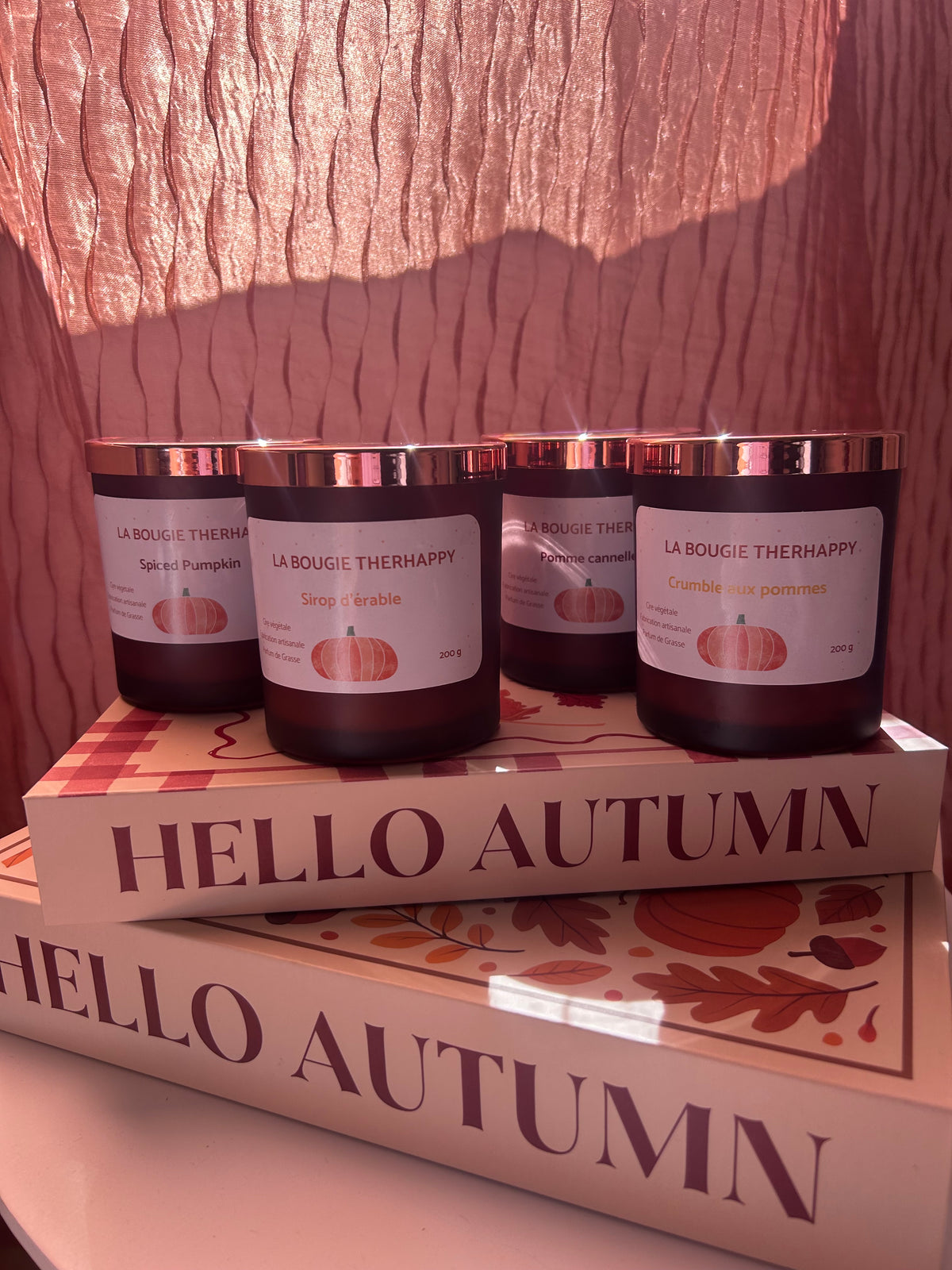 Bougie Citrouilles gourmandes