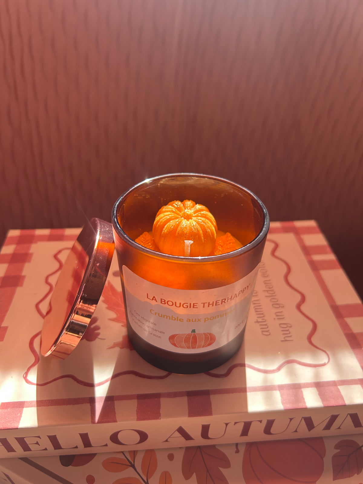 Bougie Citrouilles gourmandes
