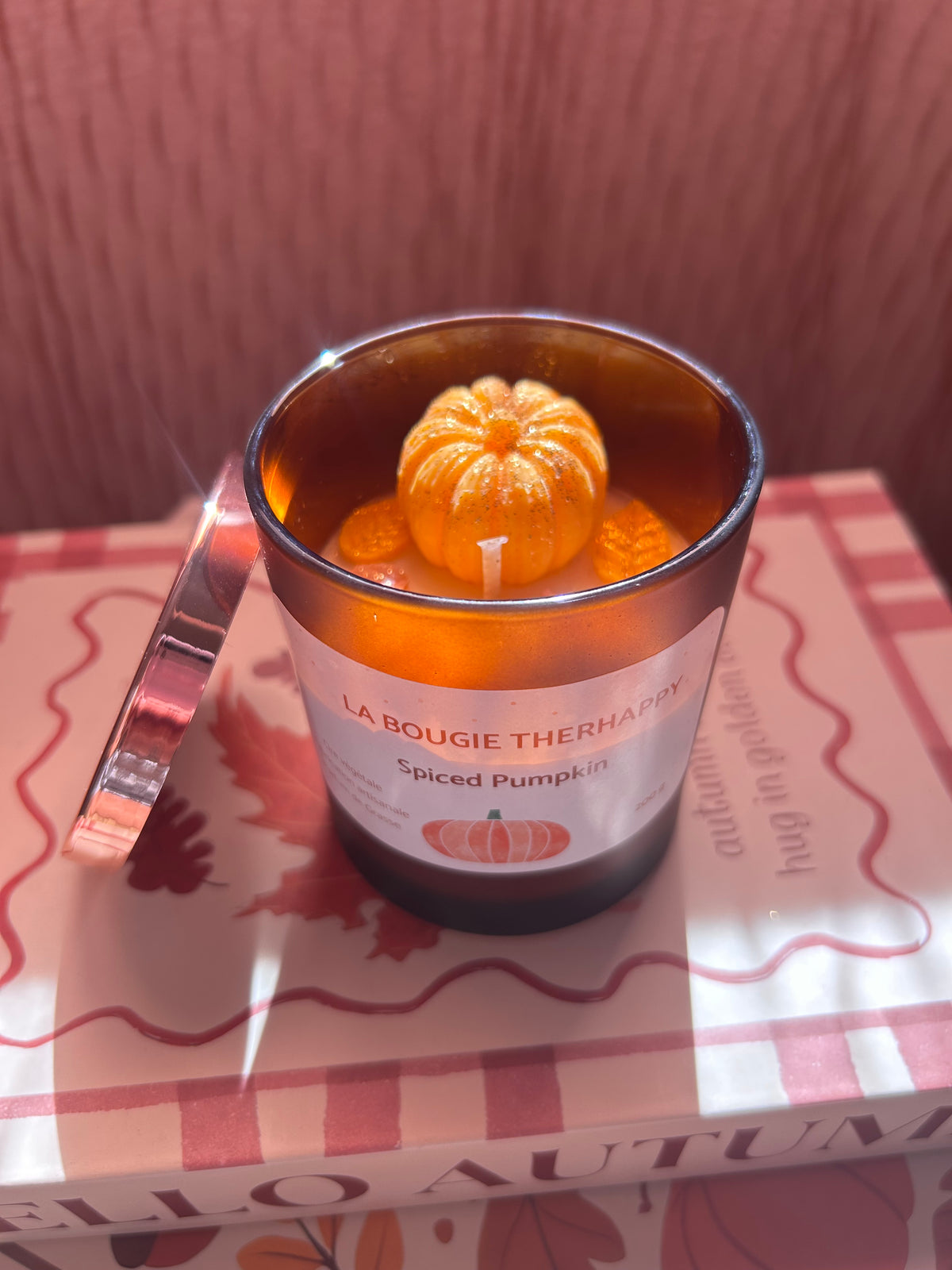 Bougie Citrouilles gourmandes