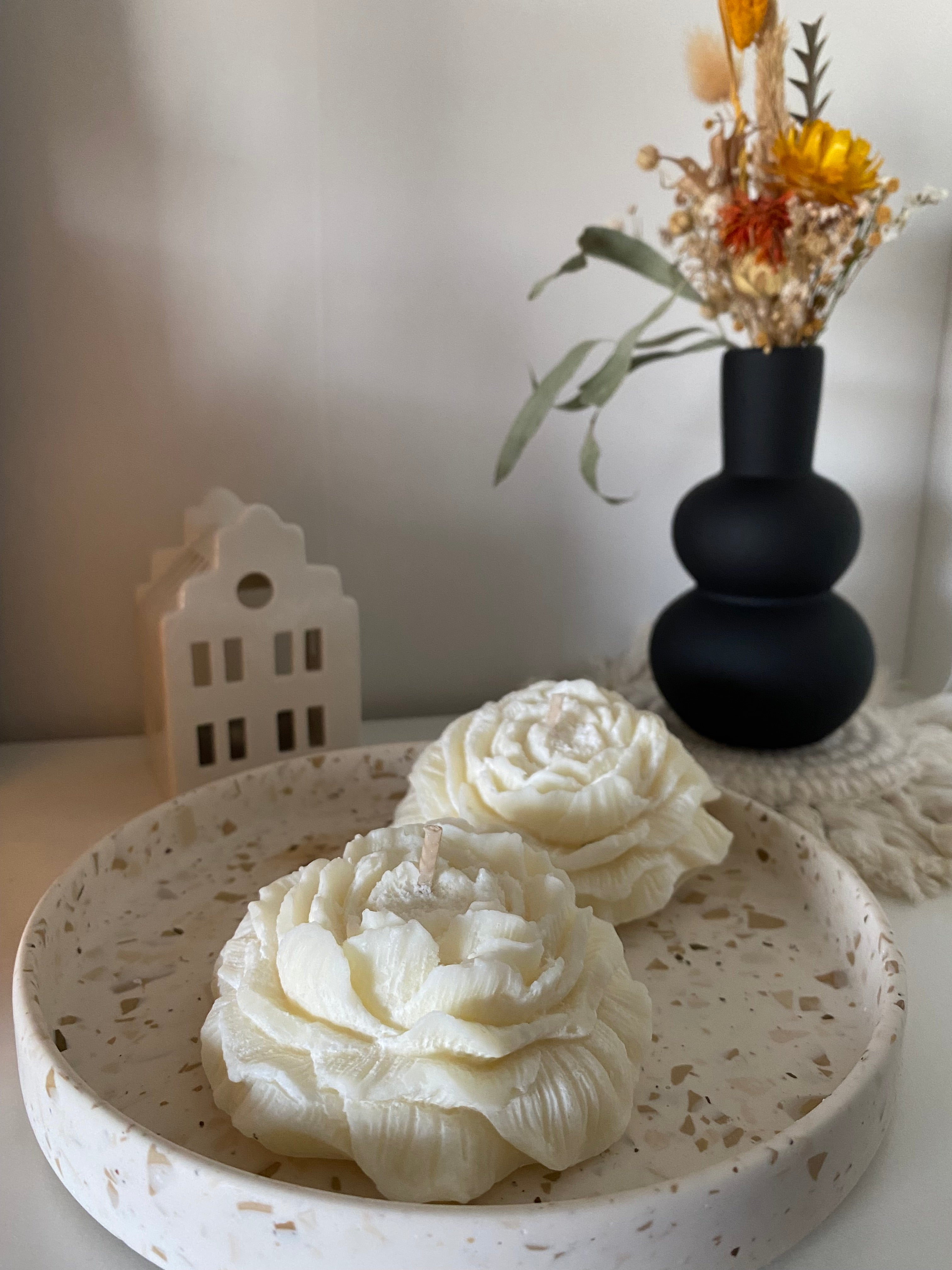 Coffret bougies pivoine