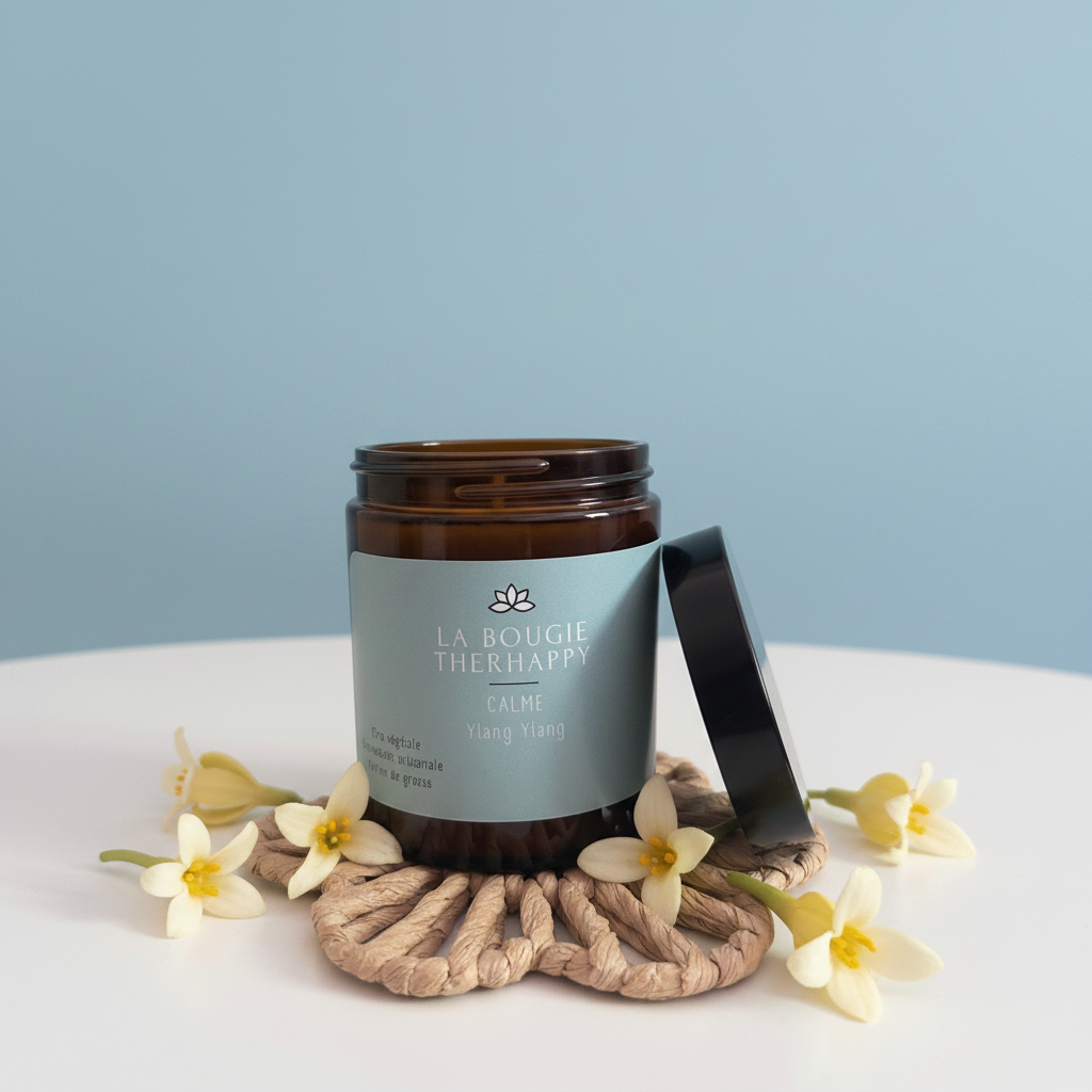 Calme 180ml - Fond bleu clair ylang ylang