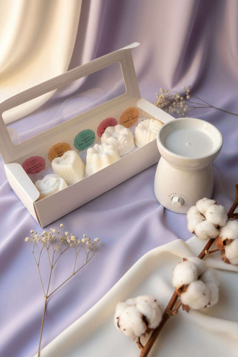 Coffret fondants - textile lavande