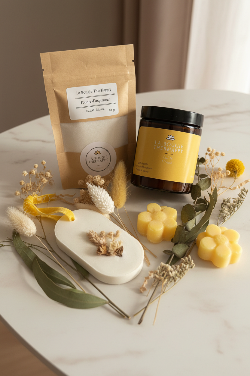 Coffret Rituel Therhappy - cadrage produits