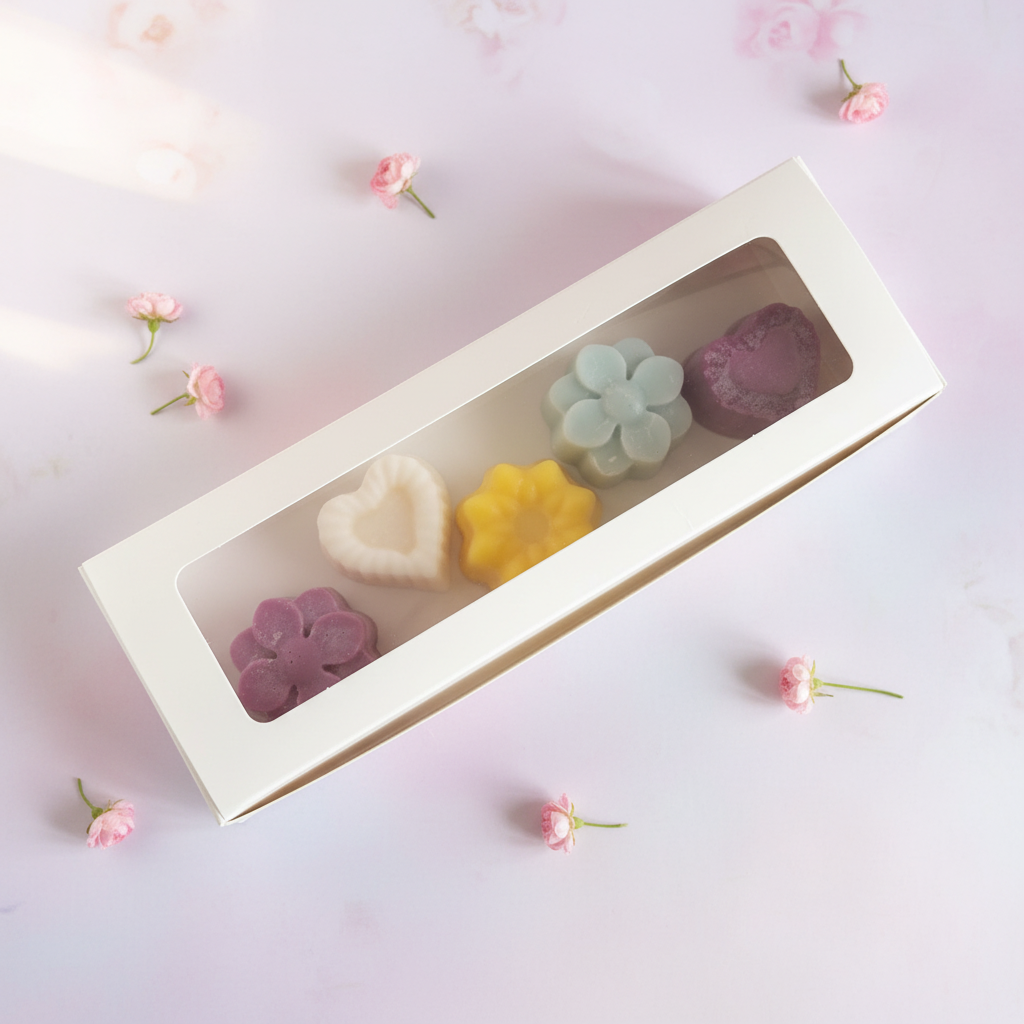 Jardin des senteurs – fond pastel fleuri