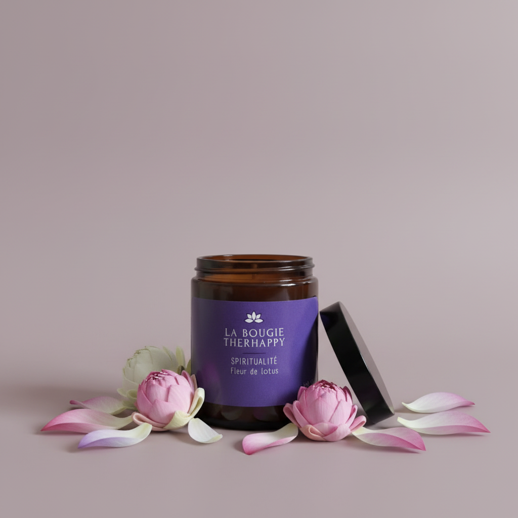 Spiritualité solo fond mauve