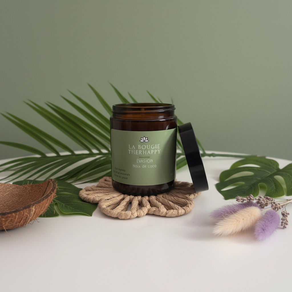 Évasion 180ml - Fond vert tropical